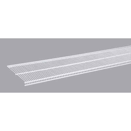 Organized Living FreedomRail 8 Ft. W. x 12 in. D Profile Ventilated Closet Shelf, White 1813129611